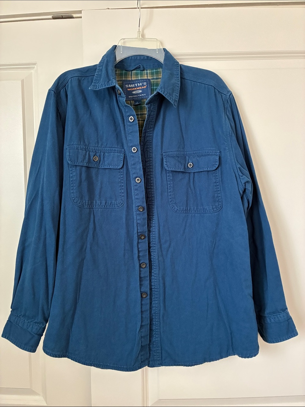 SMITH Indigo Blue Lightweight Shirt Jacket